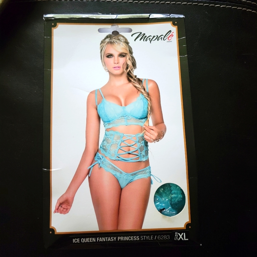 2 for 15$ 3 Piece Ice Queen Lingerie Set